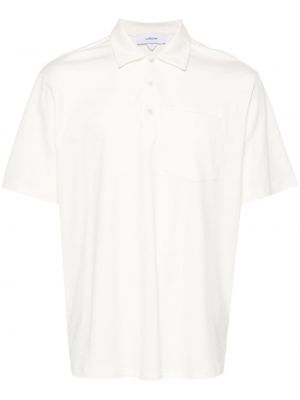 Поло тениска с джобове Lardini бяло