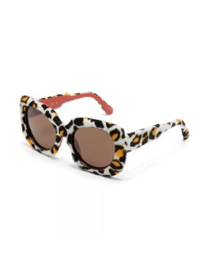 Sonnenbrille mit leopardenmuster Marni