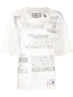 T-shirt Maison Mihara Yasuhiro vit