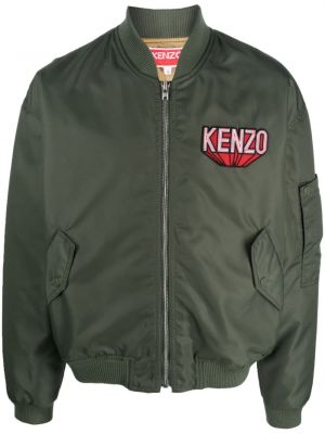 Bavlnená bomber bunda Kenzo zelená