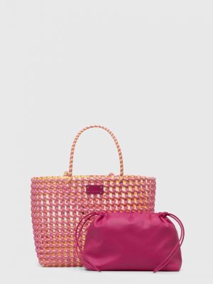 Рожева сумка шопер Msgm