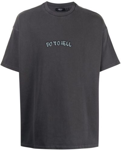 Camiseta con estampado Five Cm gris