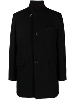 Vlnený kabát Fay čierna