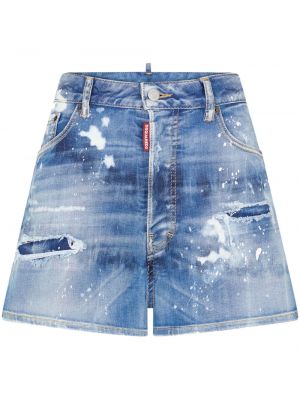 Shorts di jeans Dsquared2 Blu