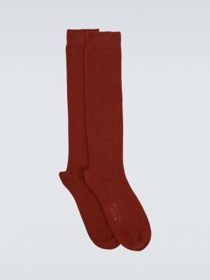Кашмирени чорапи Loro Piana червено