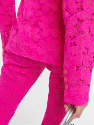 Mežģīņu žakete Rotate Birger Christensen rozā