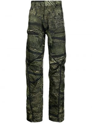 Rovné nohavice s potlačou Olly Shinder zelená