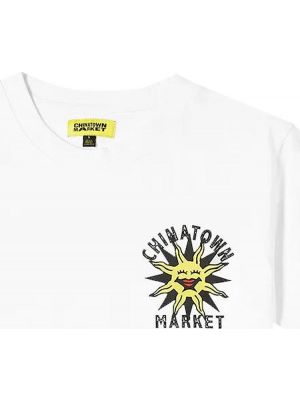Бежевая футболка Chinatown Market