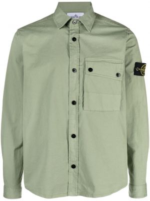 Långärmad t-shirt Stone Island grön