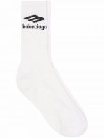 Bílé pánské sportovní ponožky