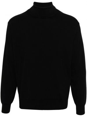 Vilnonis megztinis Auralee juoda
