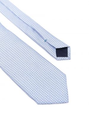 Cravate à motif géométrique Corneliani bleu