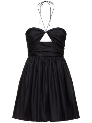 Bavlnené mini šaty Matteau čierna