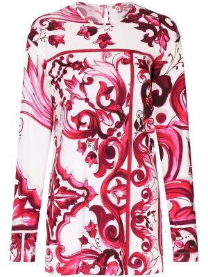 Bluse mit print Dolce & Gabbana