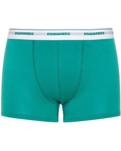 Bokserki z dżerseju z modalu Dsquared2 Underwear zielone