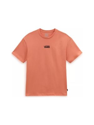 Tričko s krátkými rukávy Vans oranžové
