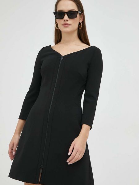Черное платье мини Trussardi
