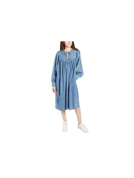 Robe en coton Second Female bleu