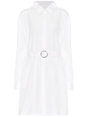 Mini robe en coton Maison Margiela blanc
