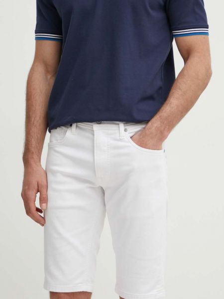Kratke hlače slim fit Pepe Jeans bijela