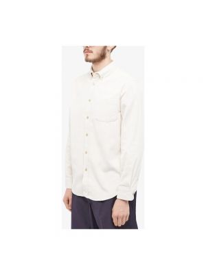 Camisa de pana de franela Portuguese Flannel blanco