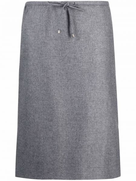 Falda con cordones Aspesi gris