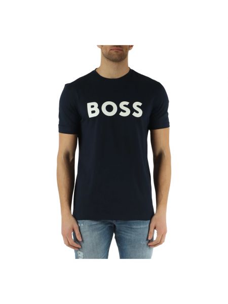 Koszulka Boss niebieska