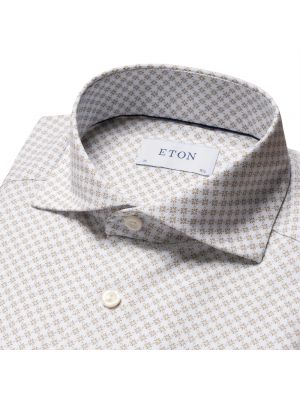 Slim fit hemd Eton weiß