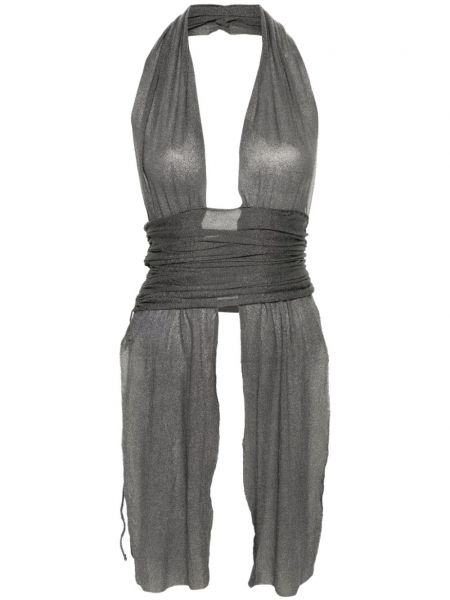 Pletený vlněný top Paloma Wool šedý