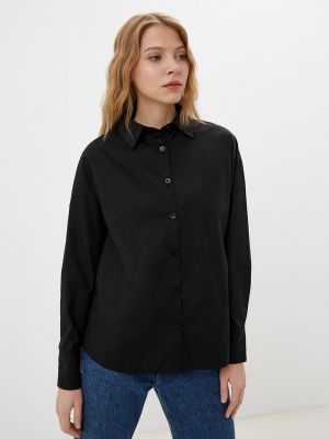 Рубашка с длинным рукавом Vitacci, черная