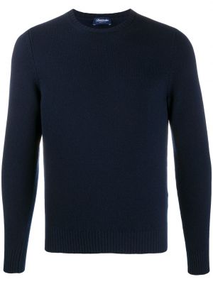 Džemper od kašmira Drumohr plava