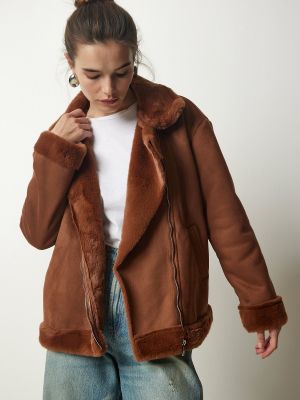 Пальто Happiness İstanbul коричневе