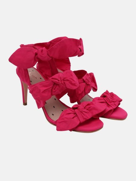 Босоножки на каблуке Red Valentino розовый