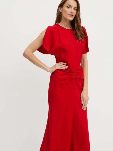 Пряма сукня Victoria Beckham червона