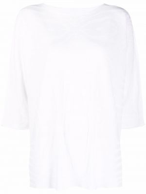 Tričko s kulatým výstřihem Le Tricot Perugia bílé