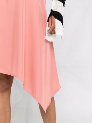 Růžové asymetrické sukně Theory