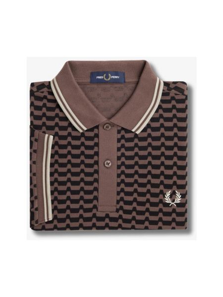 Abstrakte poloshirt Fred Perry