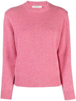 Pull col rond Sporty & Rich rose