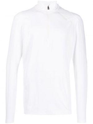 T-krekls ar rāvējslēdzēju Bogner balts