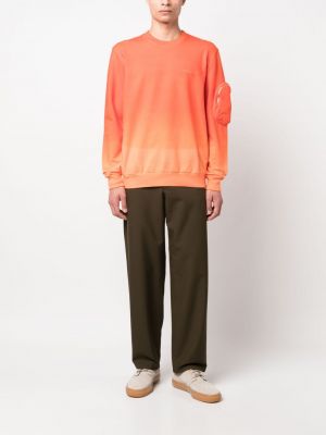 Bluza z nadrukiem gradientowa Premiata pomarańczowa