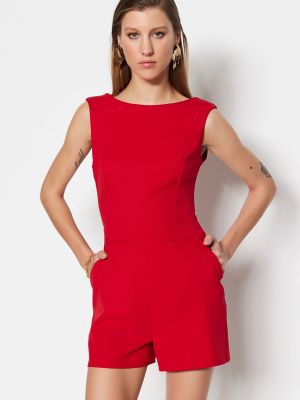 Ολόσωμη φόρμα Trendyol κόκκινο