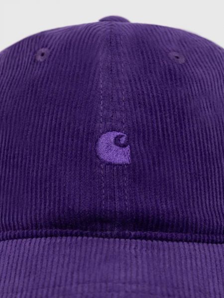Șapcă de catifea Carhartt Wip violet