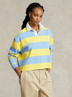 Camiseta de algodón Polo Ralph Lauren amarillo