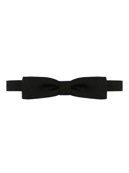 Хлопковый шелковый галстук Dsquared2 черный
