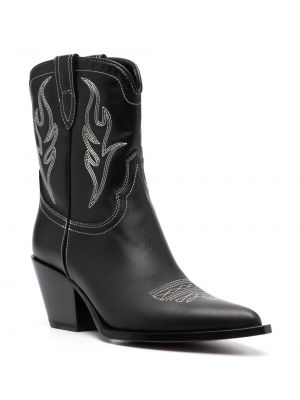Ankle boots skórzane Sonora czarne