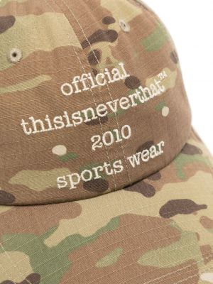 Cap mit camouflage-print This Is Never That
