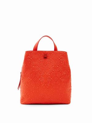 Однотонний рюкзак Desigual помаранчевий
