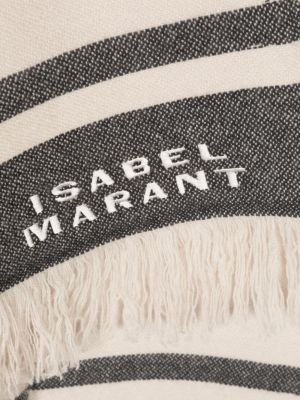 Schal mit stickerei Isabel Marant schwarz