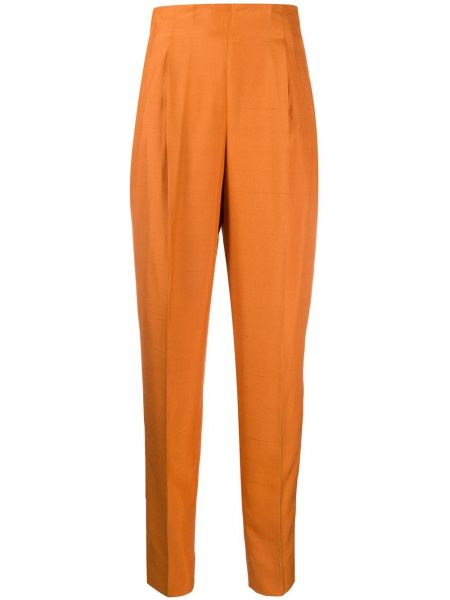 Kalhoty Romeo Gigli Pre-owned, oranžová