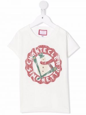 T-shirt con stampa Simonetta bianco